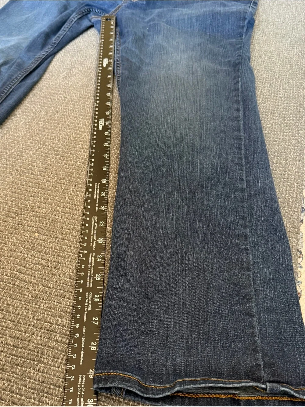 Goodfellow & Co Navy Slim Straight Jeans 38x32